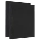 Painting Canvas Panels, 2 Pack 8x8 Inch Rectangle Blank Art Board, Black
