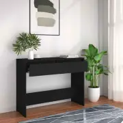 vidaXL Console Table Black 100x35x76.5 cm Engineered Wood 2BB