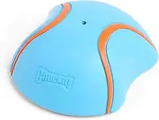 Chuckit! Indoor Super Slider Dog Self Fetch Squeaker Toy -Glides Harmlessly On Most Indoor Surfaces, Blue (50993)