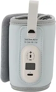 Portable Bottle Warmer, Milk Bottle Warmer Insulation Cover 6 Levels Adjustable with Digital Display, USB Bottle Insulator Fast Heating for Indoor Outdoor