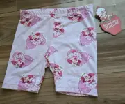 NWT Little Girls 4/5 Strawberry Shortcake Bike Shorts Supersoft