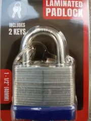 Sunlite Stainless Steel Laminated PadLock 40mm with two keys