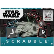 Mattel Scrabble Board Game Star Wars Edition 2-in-1 Player 2-4 Age 10+