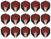 5 Sets Harrows Prime Standard Dart Flights - Ships w/ Tracking - Fan Red