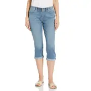 LEE Women's Flex Motion Regular Fit Capri Jeans - Blue Phoenix - 33804