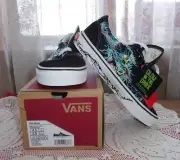 Vans Old Skool Zap Black True White Glow sneakers sz 4.5 men 6 women NEW IOB