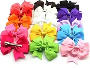 Totority 15 Alligator Clip Hair Bows Hair Clips Bows for Hair Alligator Clips Hair Pins Hair Claw Clips Alligator Clip Bows Hair Bows for