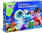 Clementoni Science & Crystal Set and Gemstones, 52345, Multi-Colour