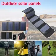 Foldable solar panel 5V USB 70/40W portable battery charger outdoor waterproof