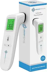 Origin Medical Digital Forehead Thermometer Non-Touch for Children, Baby, Parents Infrared Sensors for Fast Accurate Readings