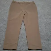 Chico's Ankle Pants Womens 3 Subtle Sparkle Jacquard 5 Pocket Shitake Brown NWT