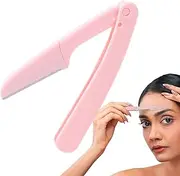 Eyebrow Razor for Women, Folding Eyebrow Shaper, Face Shaver, Multipurpose Makeup Face Care Tool for Beginner Women Girls
