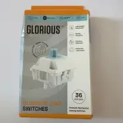 Glorious - Lubed Mechanical Keyboard 5-pin Hot Swappable Switches (36x) - Lin...