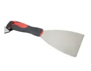 H/Duty Paint Wall Paper Floor Chisel Scraper Putty Knife 2pc Set:40/100mm Width