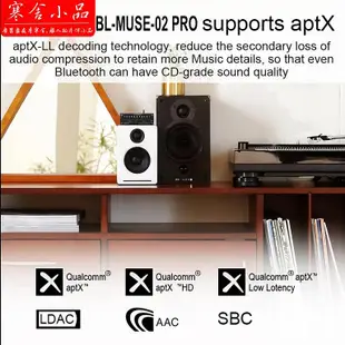 【寒舍小品】FX-AUDIO BL-MUSE-02 PRO 藍芽音頻接收器 APTX 光纖 同軸 RCA 保固一年