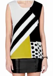 SASS & BIDE Smile That Flickers Cotton Sequin Swing Tee. Size XXS. NWT $220