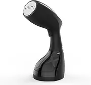 [SteamOne] Travel Steamer & Steam Brush Ready in 30s - Antibacterial for Ironing All Textiles - 260 ml Tank, Black - Stravel
