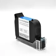 42ml 12.7mm Fast Dry Black Sovent Ink Cartridge JS10M JS12M Replaced for 2.5 Domino Handheld Printer for Text Barcode Date Time, etc(Black)