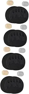 [Healvian] Sets Summer Half Socks for Women High Heel Invisible Socks Toe Separation Pairs