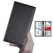Car Registration And Insurance Card Holder Vehicle License Glove Box Document Organizer-Style 3