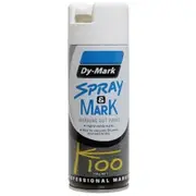 DYMARK 350g Aerosol Spray & Mark White Marking Paint 40013511
