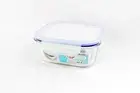 B4000-1 Heat Resistant Premium Glass Food Container with Snap-Lock Lid (Square)