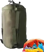 Stuff Sacks for Backpacking, Portable Sleeping Bag Stuff Sacks, Versatile Backpacking Sack, Lightweight Nylon Camping Storage Bag for Sleeping Bags and Clothes