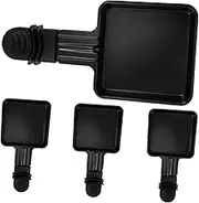TOPPERFUN 4Pcs Non Stick Cheese Melt Pan Square Mini Grilling Pans for Melting Butter Cheese for Bbqs and Gatherings