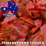 FKC Tropical Cichlid Goldfish Colour Aquarium Flakes Fish Food Flake AUST MADE