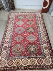 Persian Oriental Hand Knotted Floor Wool Rug Carpet Room Decor 194x122