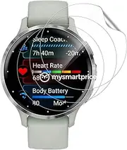 [3 Pack] Screen Protector for Garmin Venu 3S,Premium Hydrogel Soft Flexible Film,Full Coverage,Anti-Scratch,High Definition,Bubble Free,Clear