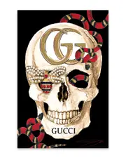 iCanvas Gucci Skull II Print on Acrylic Glass by Studio One