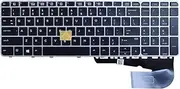 New Replacement Keyboard Compatible with HP Elitebook 850 G3 G4, 755 G3 G4, Zbook 15u G3 G4, 821157-001 821195-001 836623-001 819899-001 SN9145BL 831-00323-00A with Backlit with Pointer