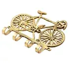 Brass Cycle Vintage Finish Entryway Organizer Hanger For Coat Rack Towel Hooks