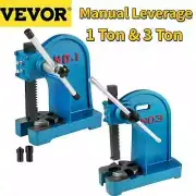 Arbor Press 1 Ton Manual Leverage Mountable Bearings Cast Iron Riveting Tool