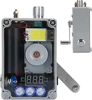 Hand Crank Generator, Portable Power Station with COB Light, Ignition, USB Function, Outdoor Phone Laptop Backup Power for Emergency, Outage, Camping