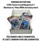 Pokemon Mystery Boxes - 1/200 Chance at Rayquaza VMax Blastoise Ex and many more