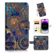 ( For iPhone SE 2nd/3rd Gen ) Wallet Case Cover AJ26495 Mandala