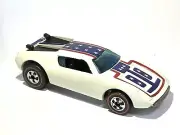 RARE “CUSTOM MADE” HOT WHEELS WARPATH white , MINT 1969 Metal Base