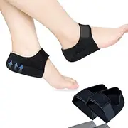 Heel Protectors, Gel Heel Cups, Heel Cushion Support for Plantar Fasciitis, Heel Pain, Achilles Tendinitis, Dry Cracked Heels, Heel Pads for Men & Women