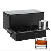 Clear Ice Cube Tray for Whiskey: 2Inch Clear Ice Cube Maker - Silicone Large ...