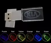 USB Flash Drive 2.0 Metal Stick Car Logo KIA Fan Lover Driver Gift LED Light
