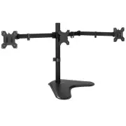 Mount-It! Adjustable Triple Monitor Stand Up to 32" Black (MI-2789XL)