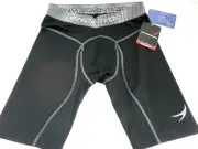Endeavor Mens Athletic Compression Shorts Black Size Large FA16 NWT