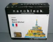 Nanoblock NBH-012 MONT SAINT-MICHEL FRANCE Micro Size Building Block Set *NIB