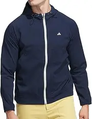 [adidas] Golf Hoodie, GO-TO Windproof, Full-Zip Long Sleeve Hoodie, Men's