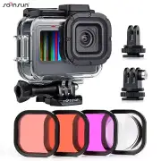 60M Waterproof Housing Case with Dive Filters for GoPro Hero 9 10 11 12 13 Black