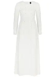 Needle & Thread Crystal-embellished Midi Dress - Cream - 18 (UK18 / Xxl) 18 (UK18 / XXL)