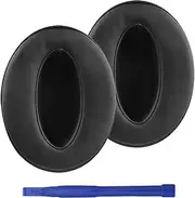 HD4.50BT Replacement Ear Pads Quite-Comfort Protein Leather Earpads Covers Earmuff Repair Part for Sennheiser HD4.50BT HD4.30 HD4.40 HD350BT HD400S HD458BT HD300 Headphones(Black)