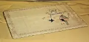 PAPER PLACEMATS VINTAGE SEALED NOS GLAD YOU CAME BLUE BIRDS GRACELINE EMBOSSED.